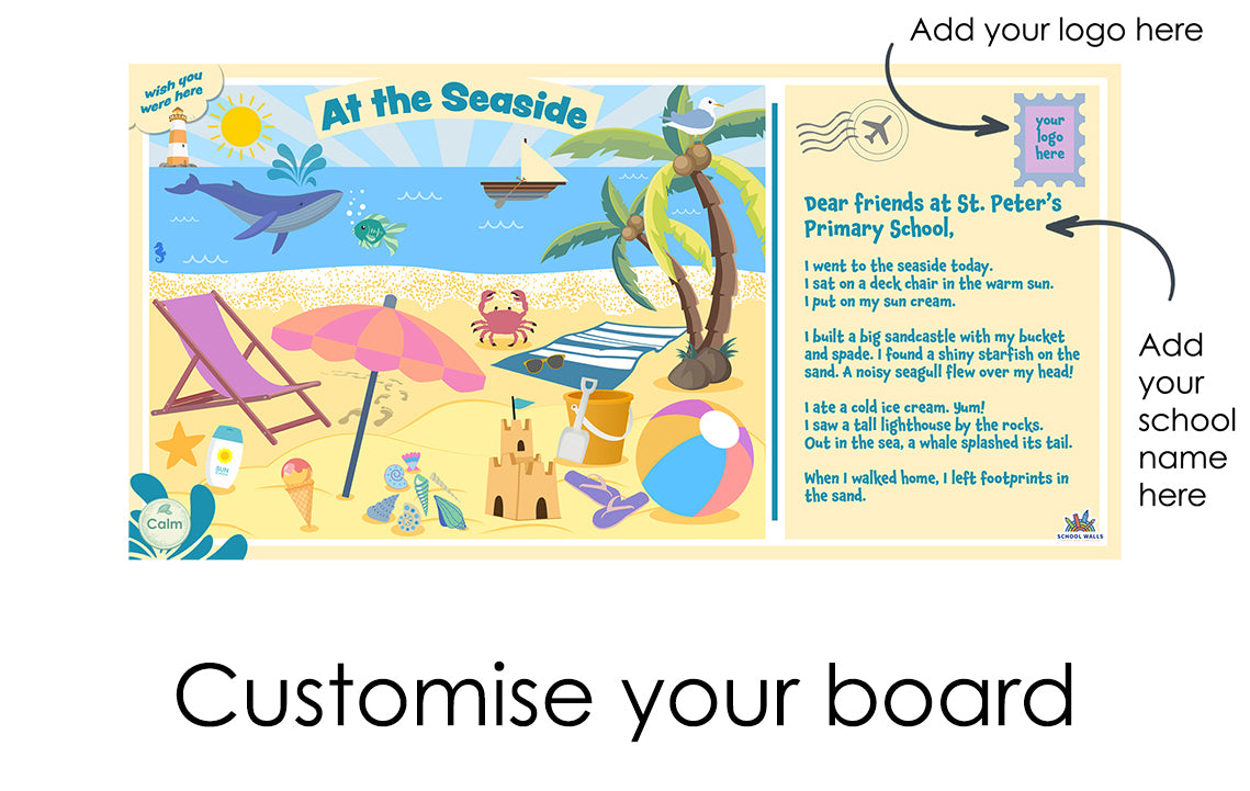 At the Seaside - Board - Calm Colour Option