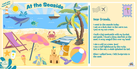 At the Seaside - Board - Calm Colour Option