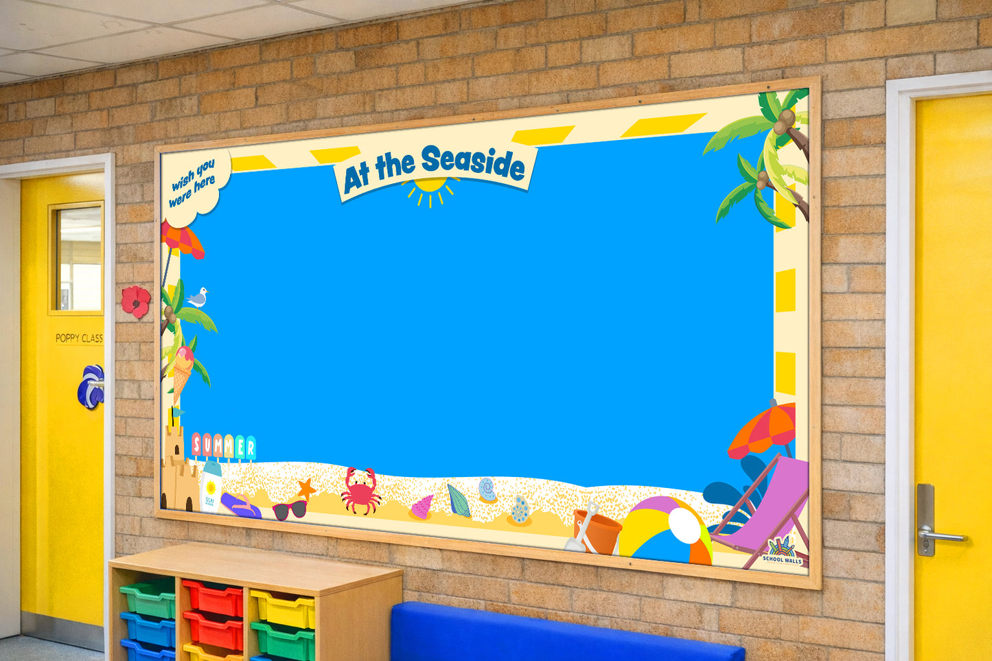 At the Seaside - Vinyl Display