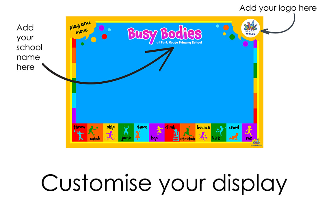 Busy Bodies - Vinyl Display