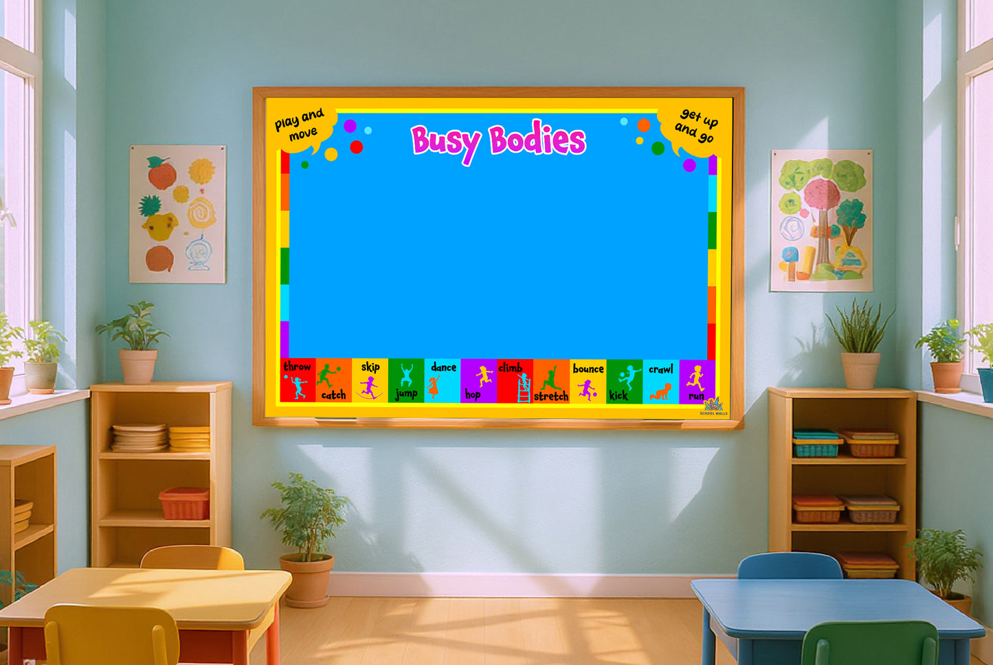 Busy Bodies - Vinyl Display