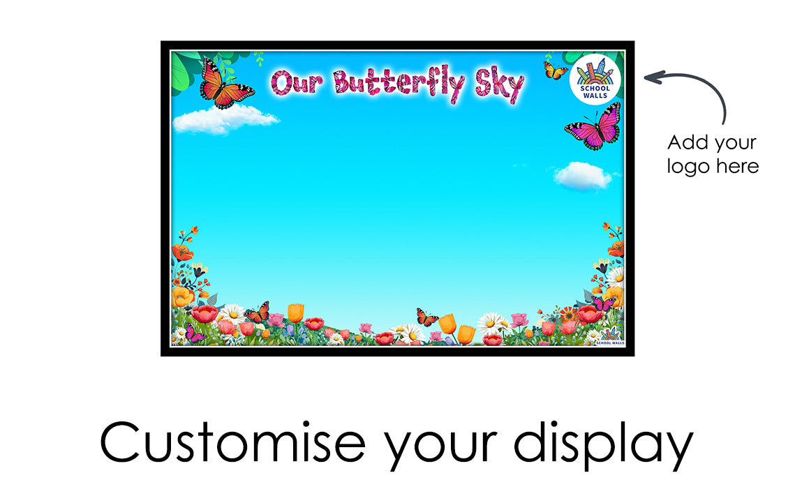 Butterfly Sky - Vinyl Display