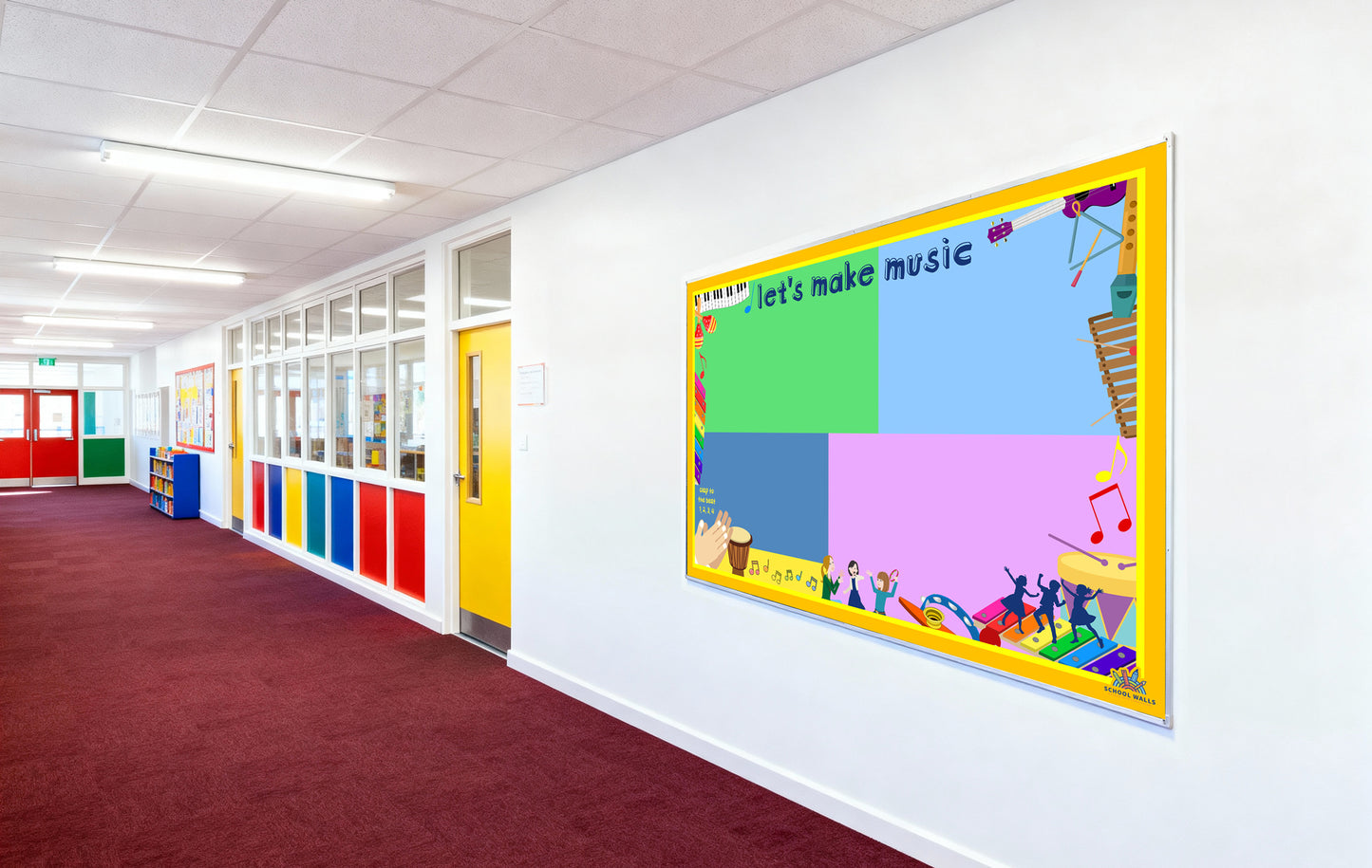 Let's Make Music - Vinyl Display