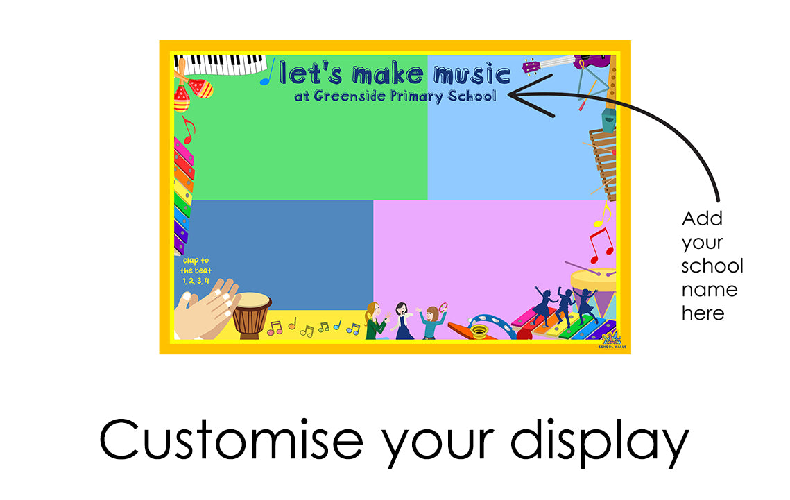 Let's Make Music - Vinyl Display