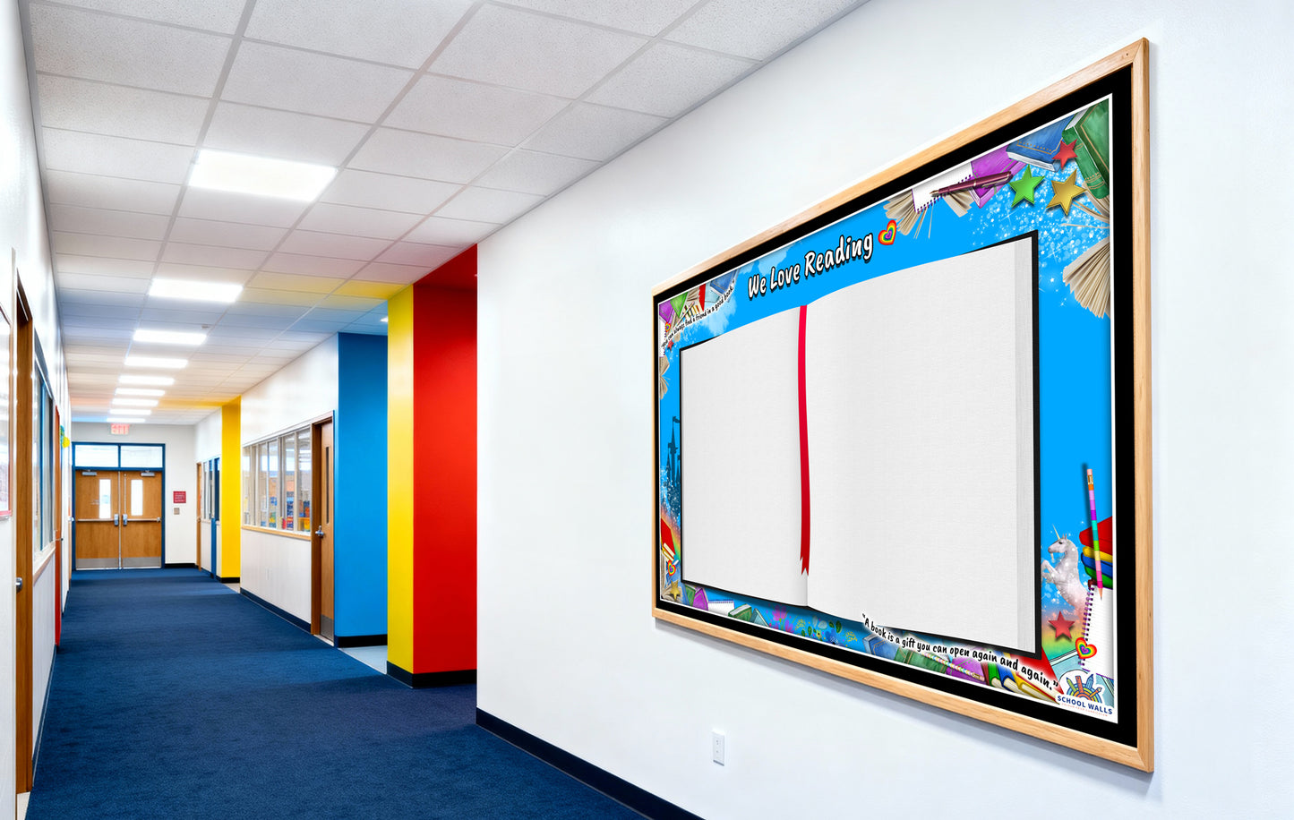 We Love Reading - Vinyl Display