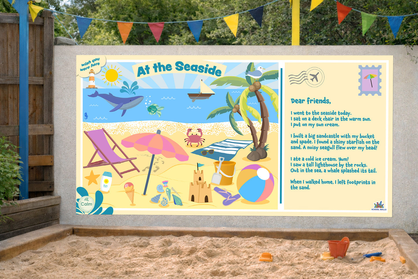At the Seaside - Board - Calm Colour Option