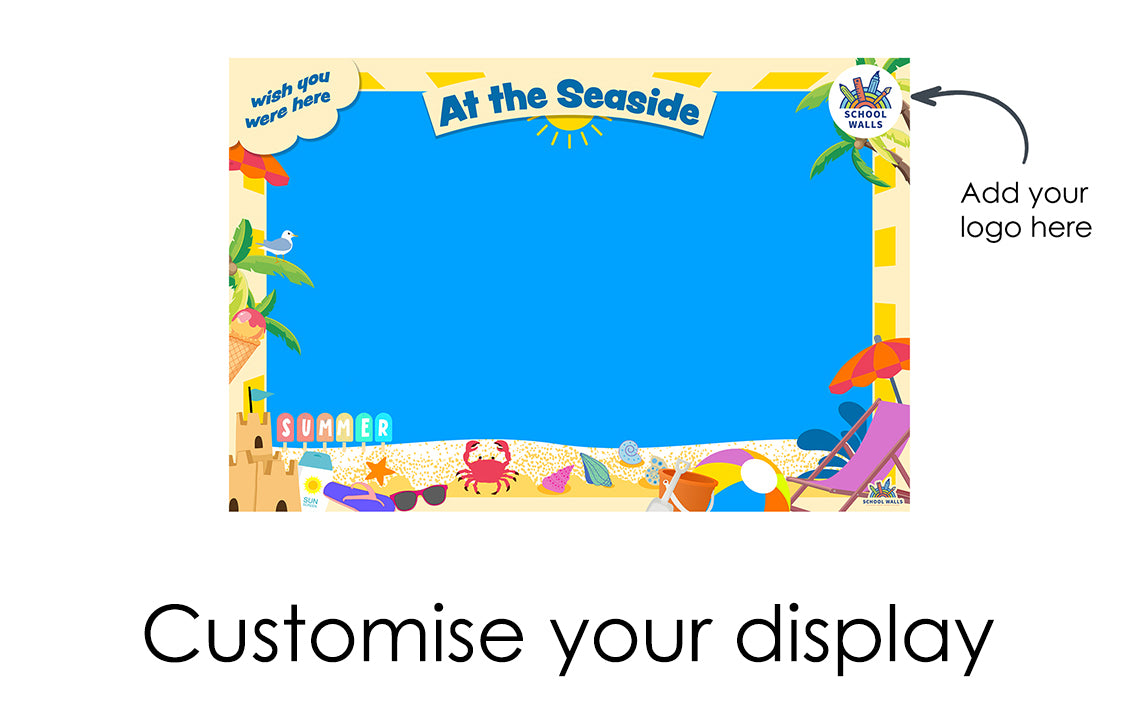 At the Seaside - Vinyl Display