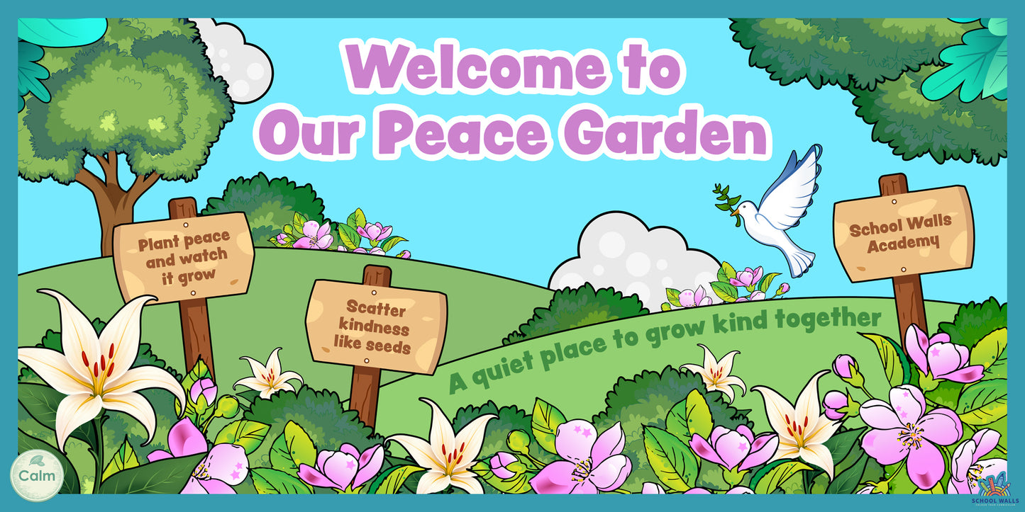 Our Peace Garden - Board - Calm Colour Option