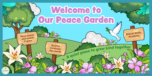 Our Peace Garden - Board - Calm Colour Option